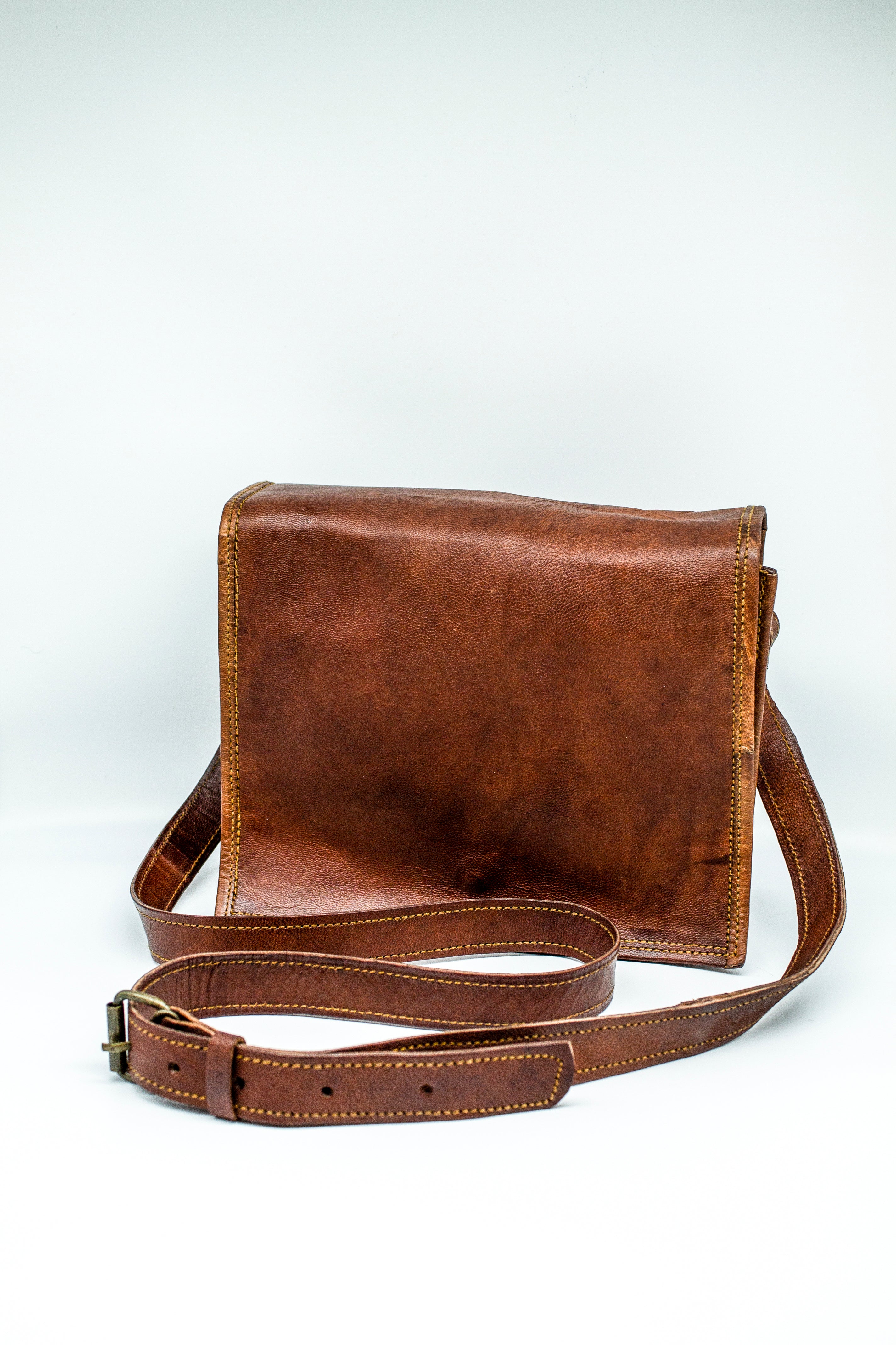 Goat Leather Satchel F7"