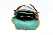 Goat Leather Satchel F7"