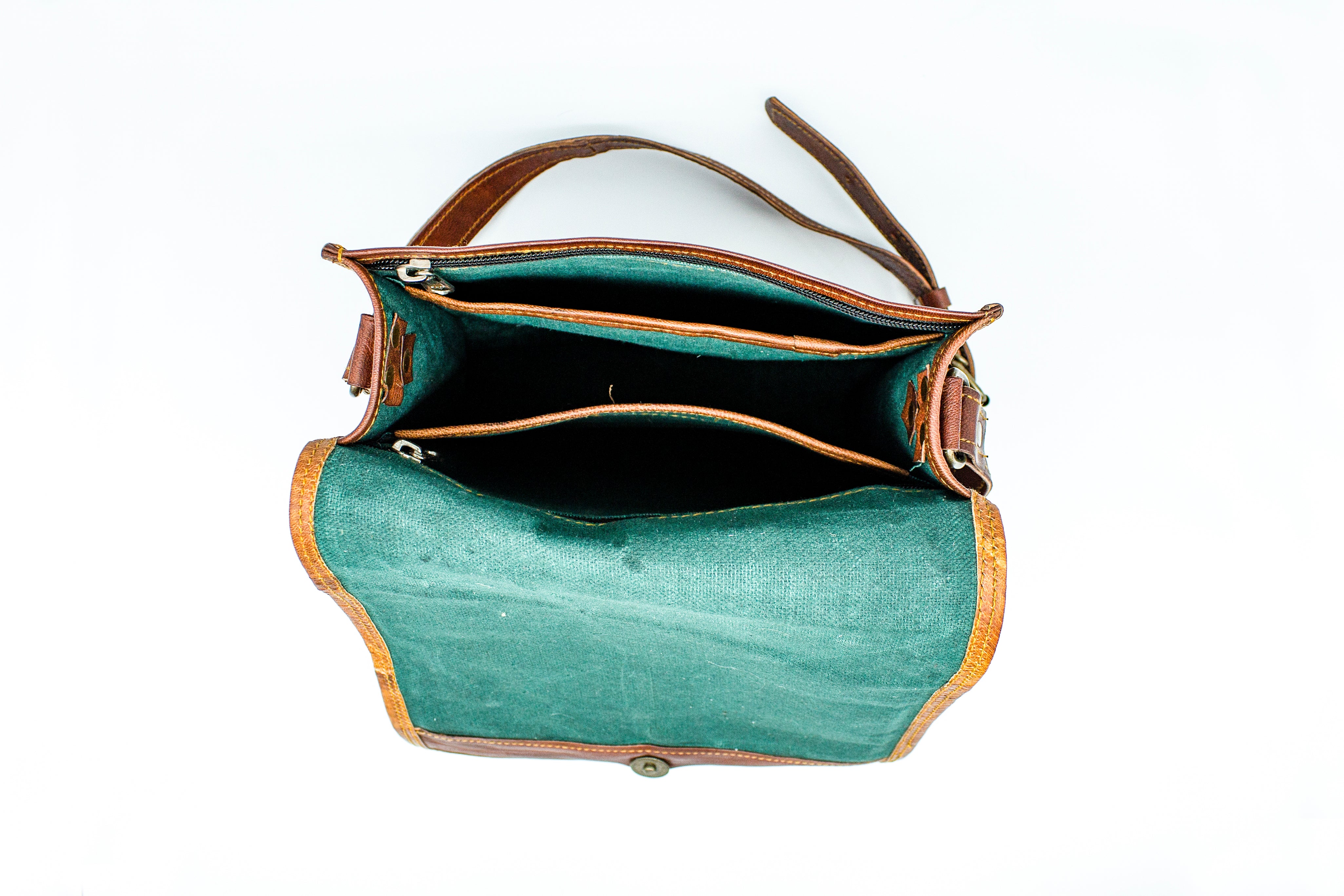 Goat Leather Satchel F7"
