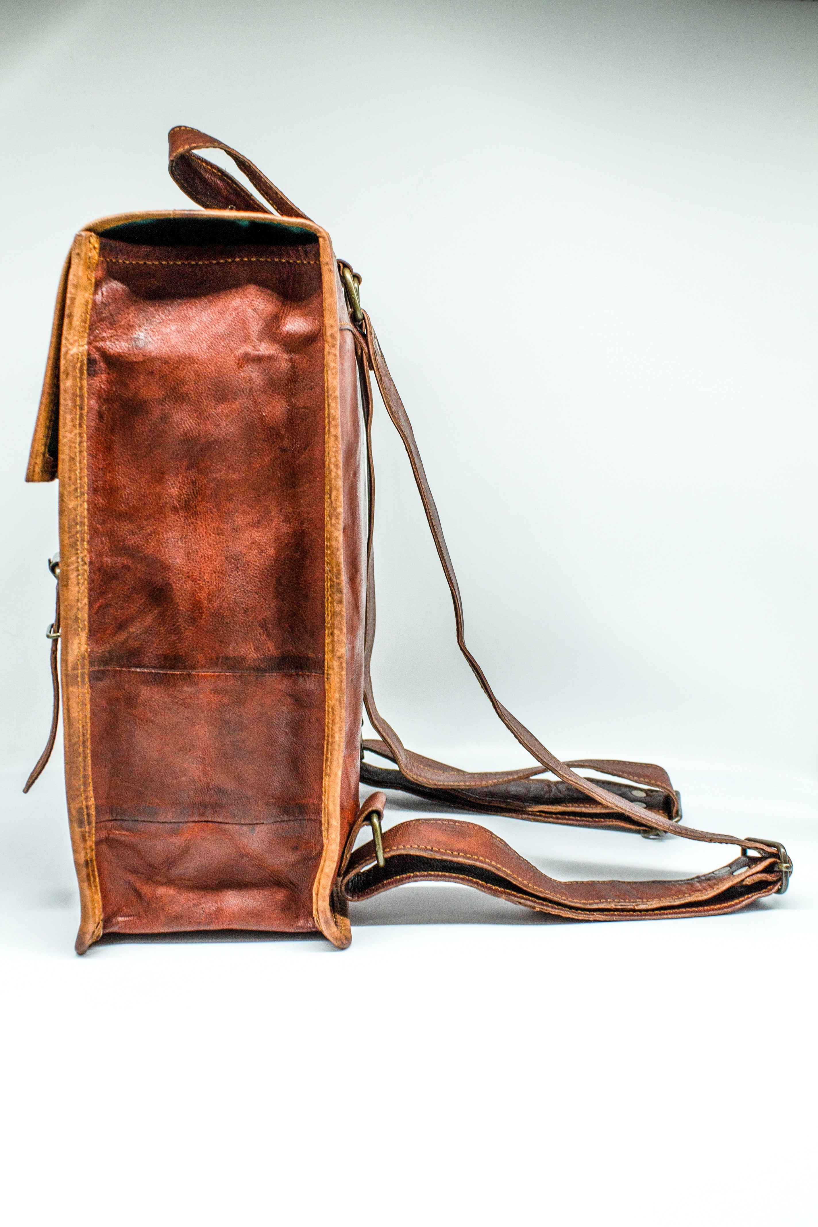 Goat Leather Backpack B12"