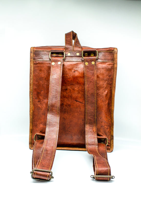 Goat Leather Backpack B12"