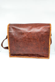 Goat Leather Satchel B15"