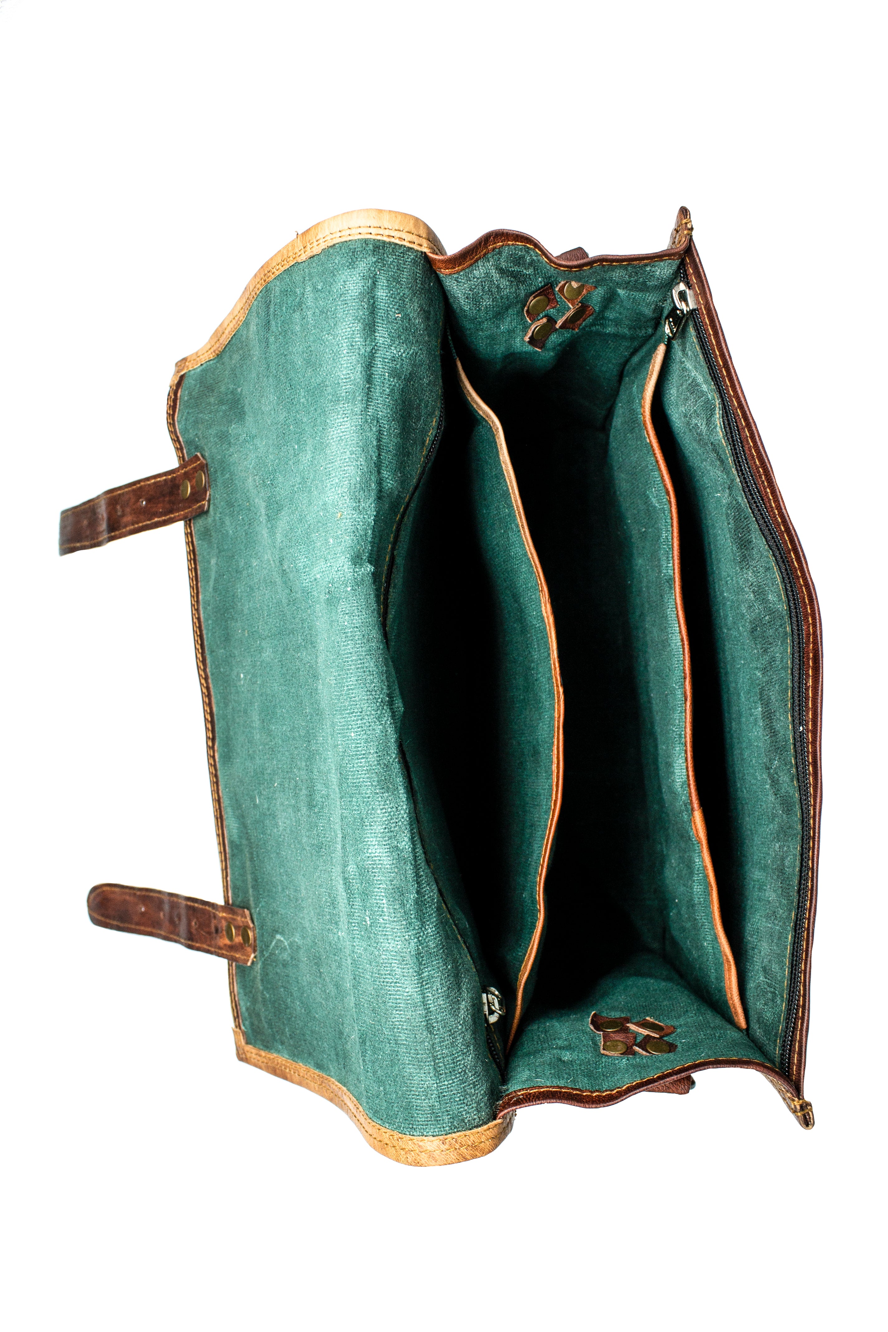 Goat Leather Satchel B15"