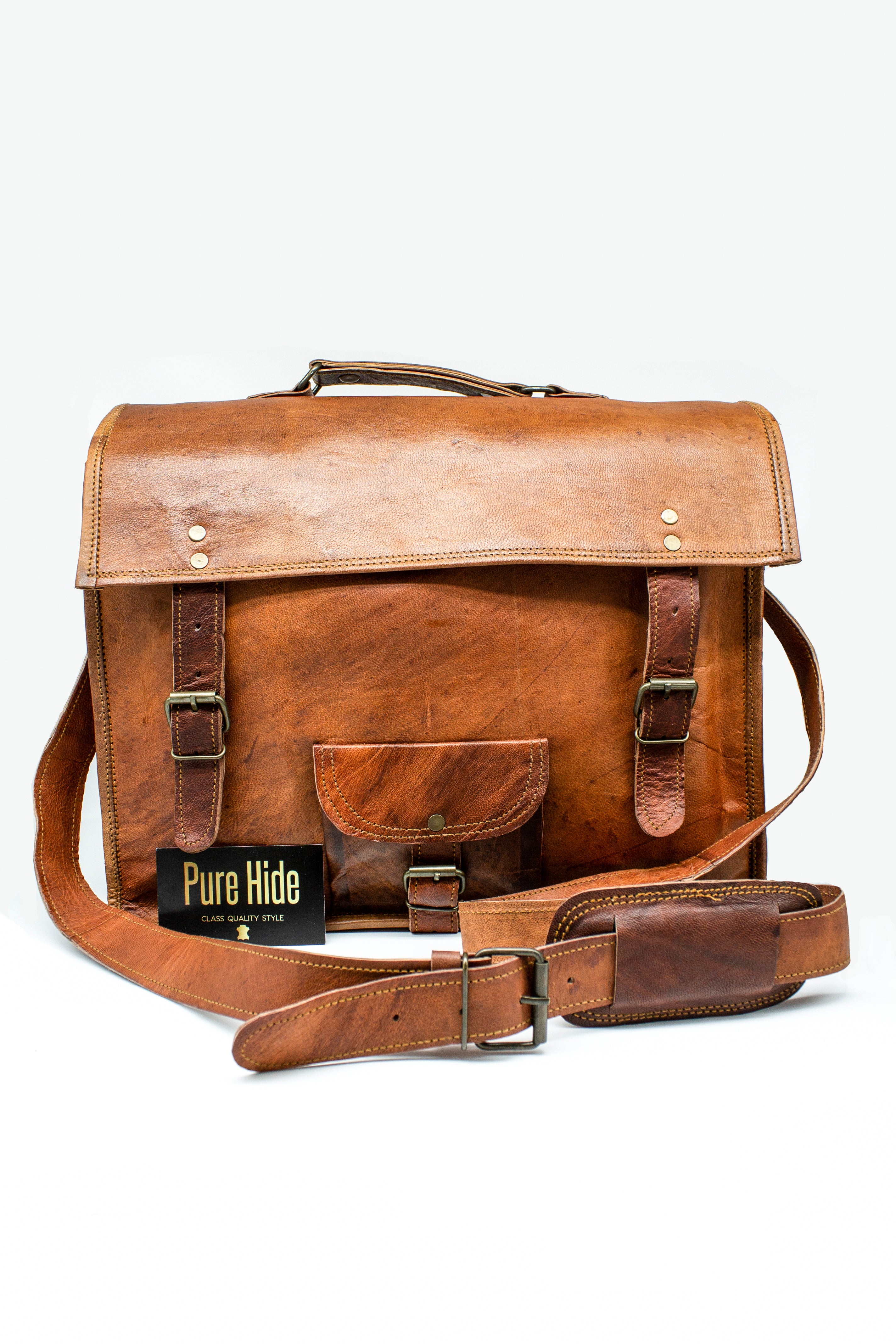 Goat Leather Satchel BHP15"