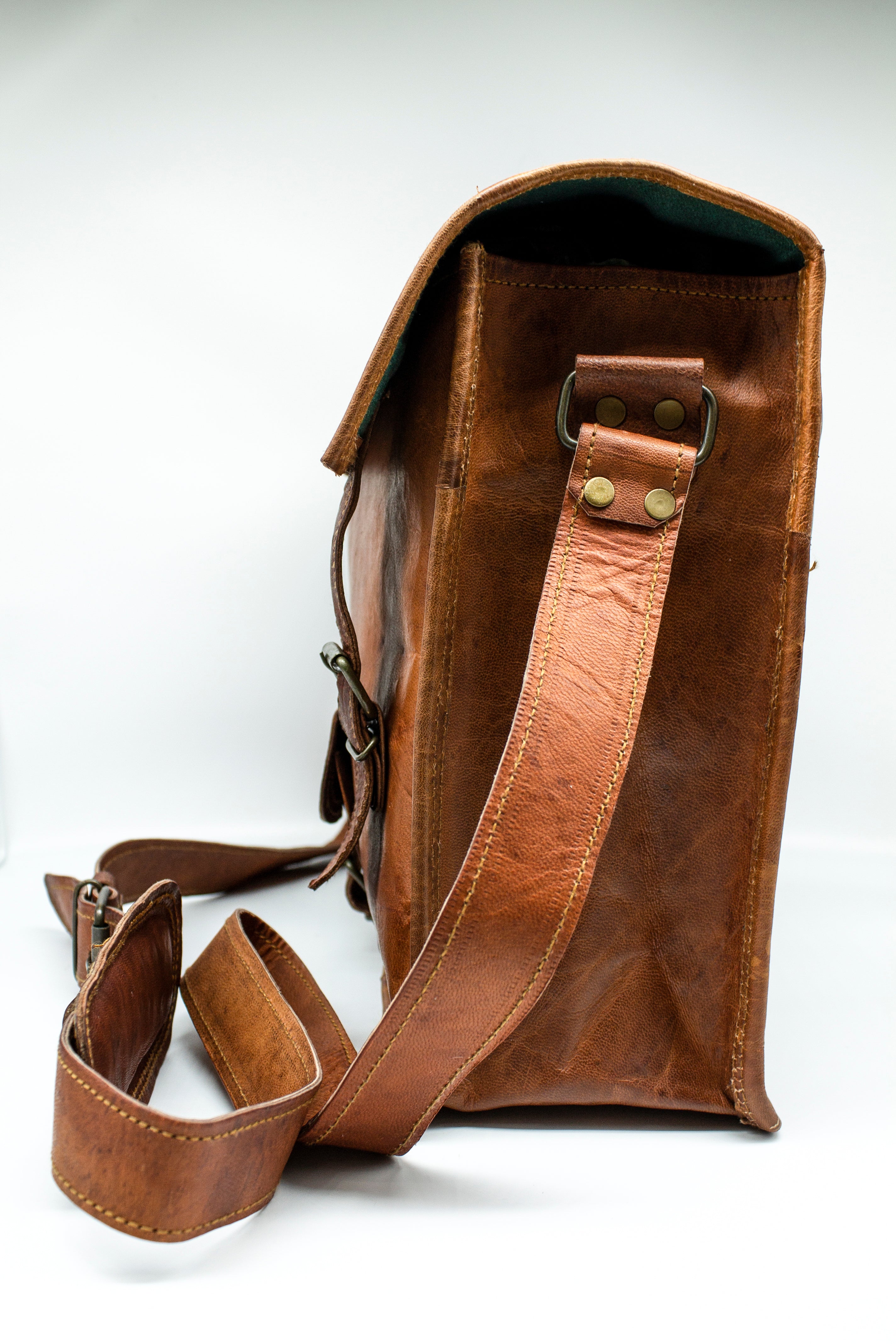 Goat Leather Satchel BHP15"