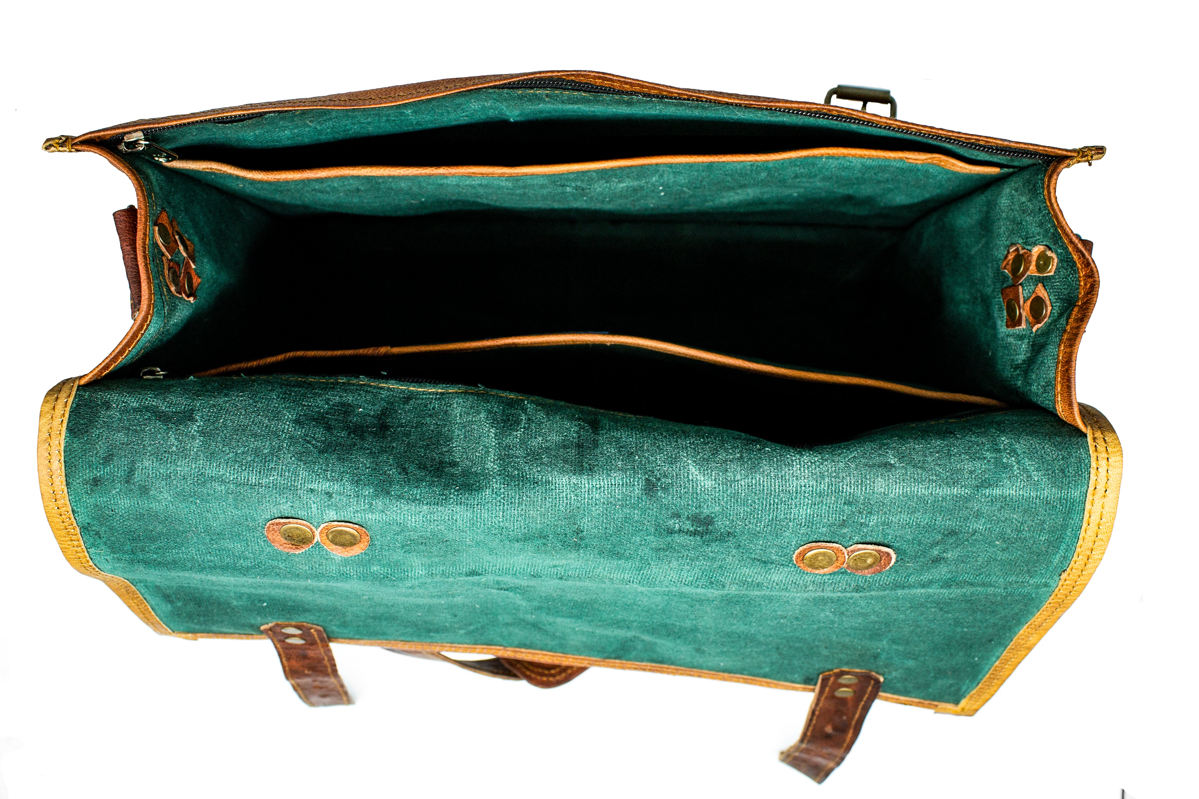 Goat Leather Satchel BH15"