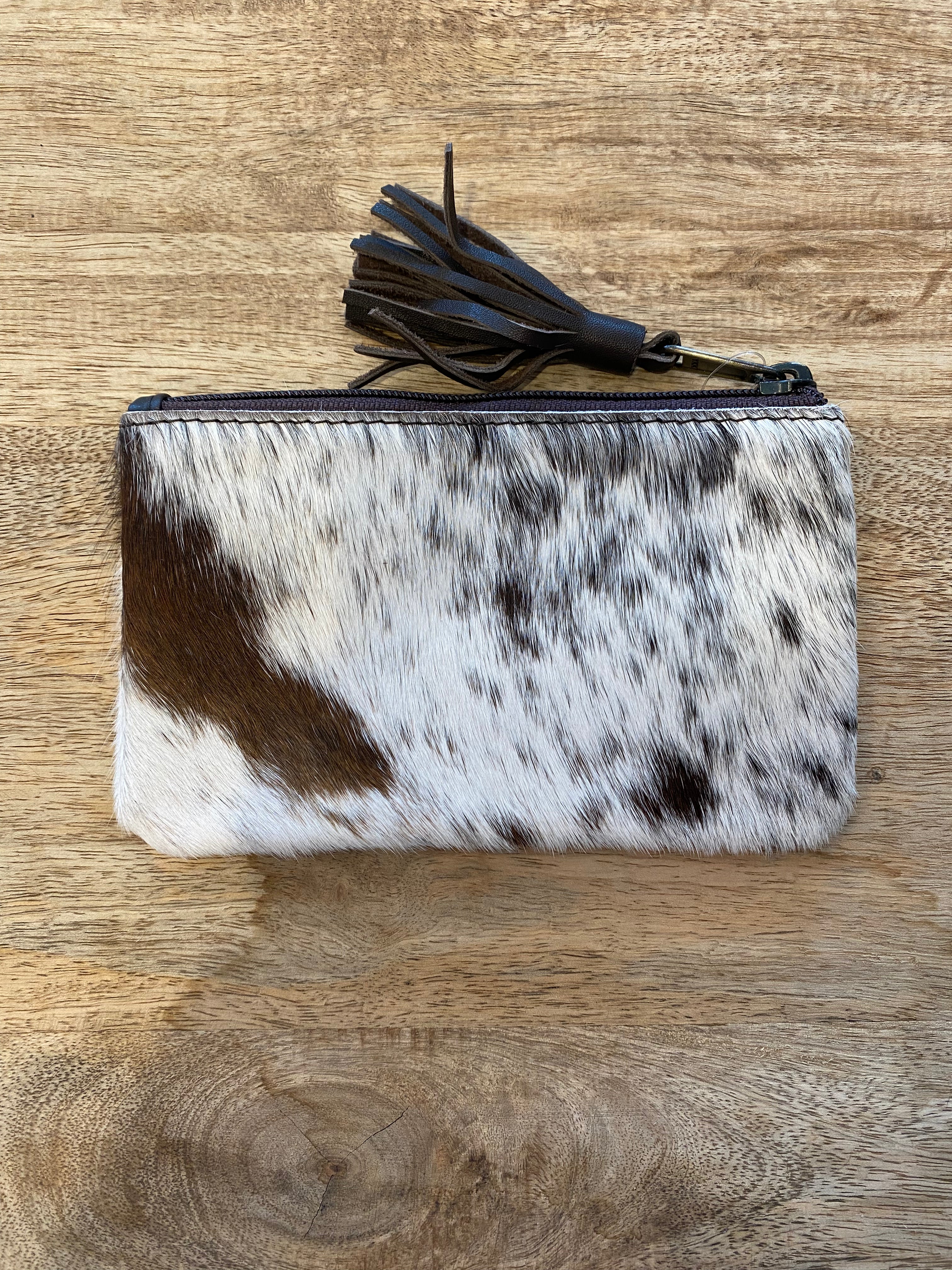 Cowhide Clutch York - Brown 2