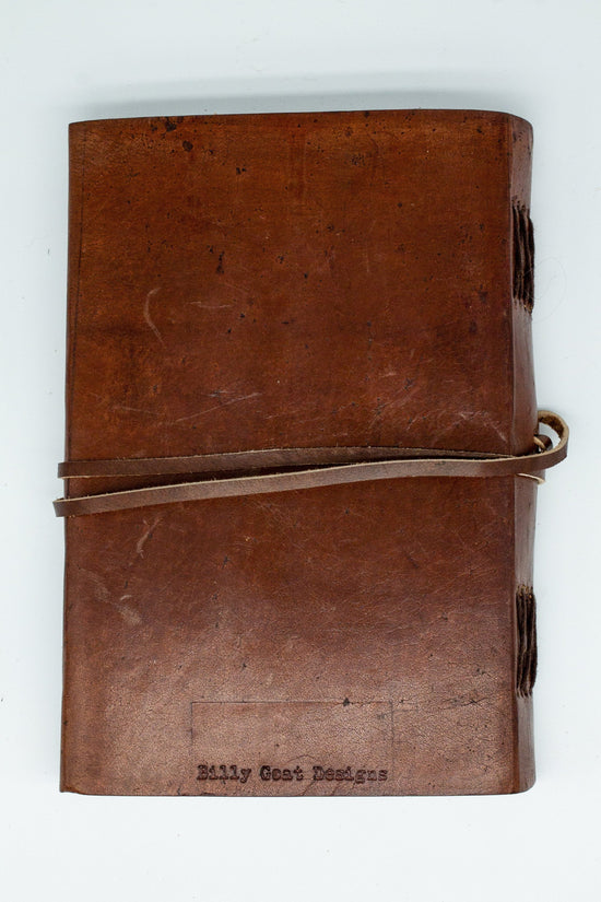 Goat Leather Handmade Journal A4