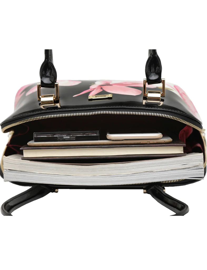 Magnolia Patent Leather Handbag