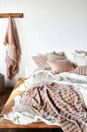 Low Tide Throw - Antique Rose
