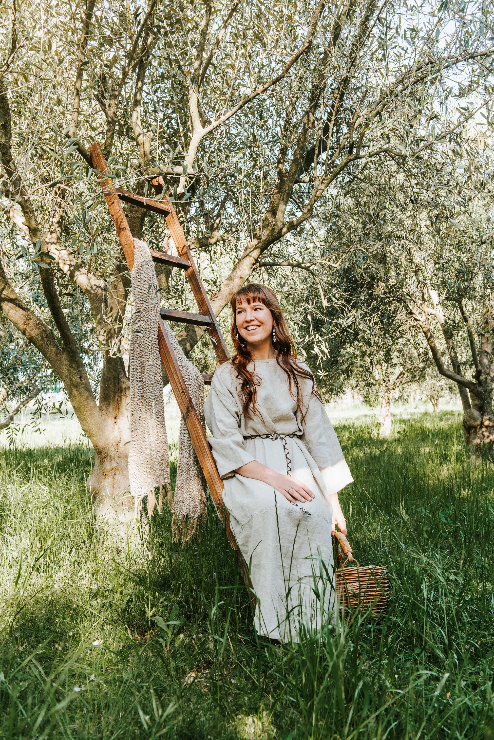 Eadie Malle Linen Dress - Natural