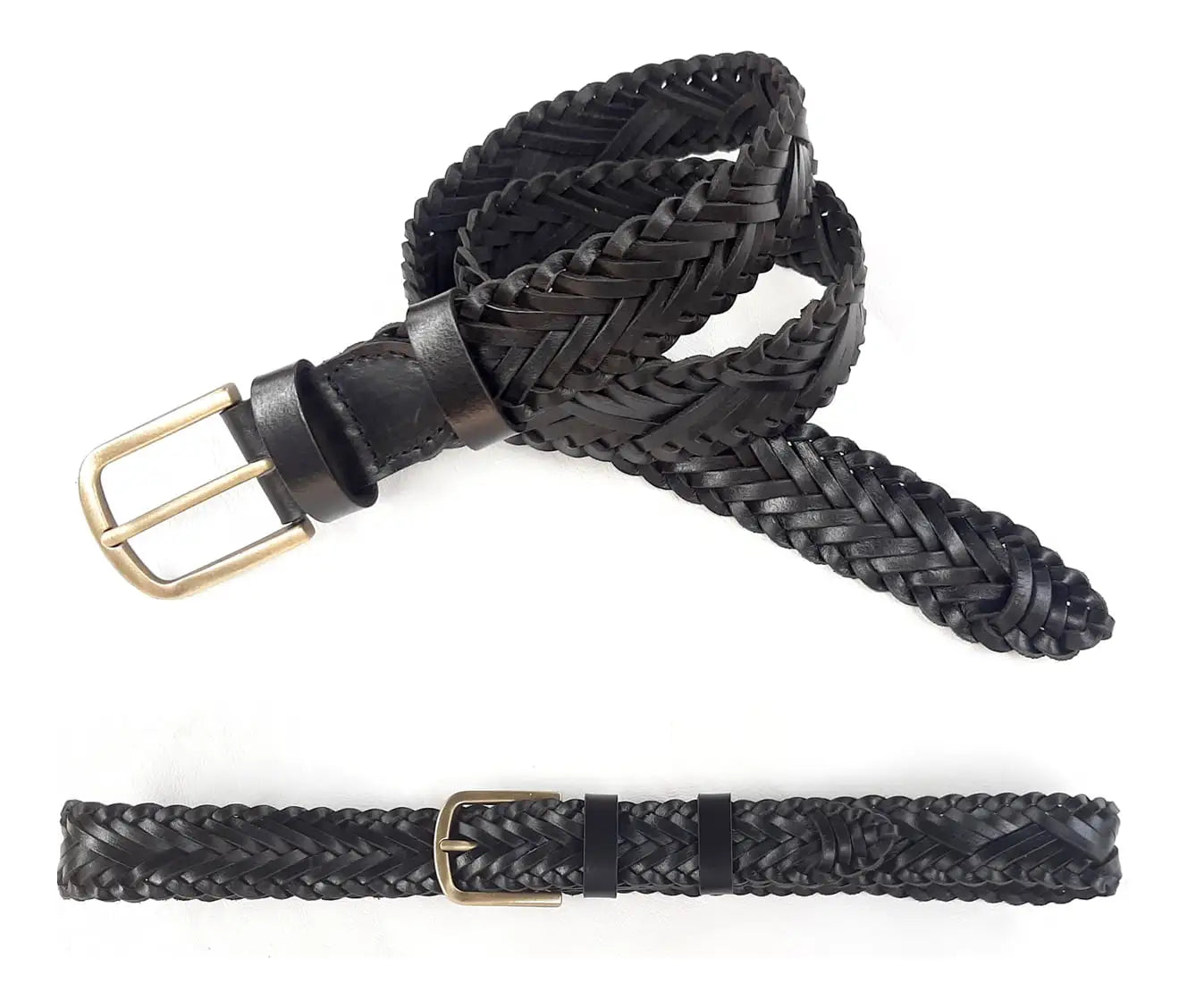 Hand Woven Belt - Black